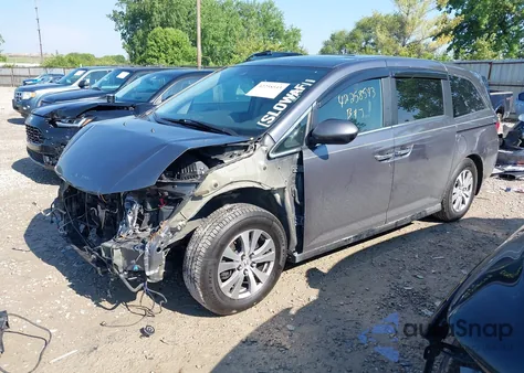 2016 Honda Odyssey Ex-L from USA, damaged, VIN 5FNRL5H61GB002100